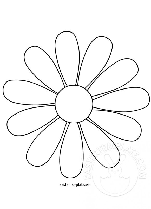 daisy coloring pages no stem - photo #14