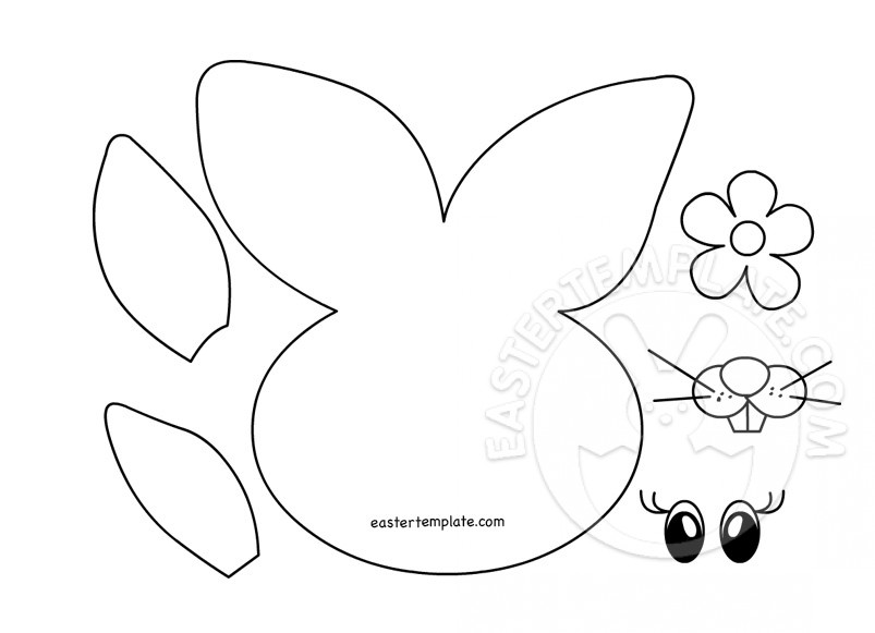 rabbit coloring pages for kindergarten kids - photo #50