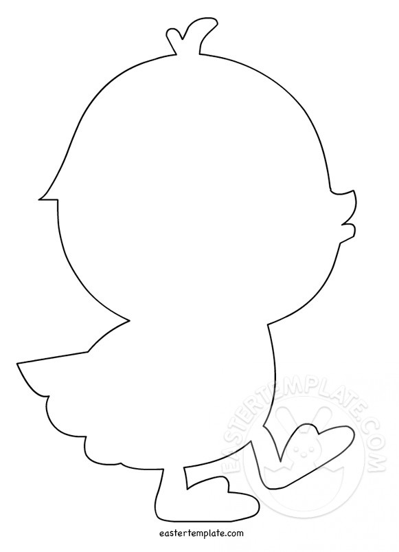 Easter chick printable Easter Template Easter chick printable Easter Template
