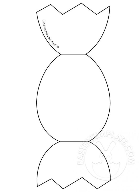 Easter Chick Card Template