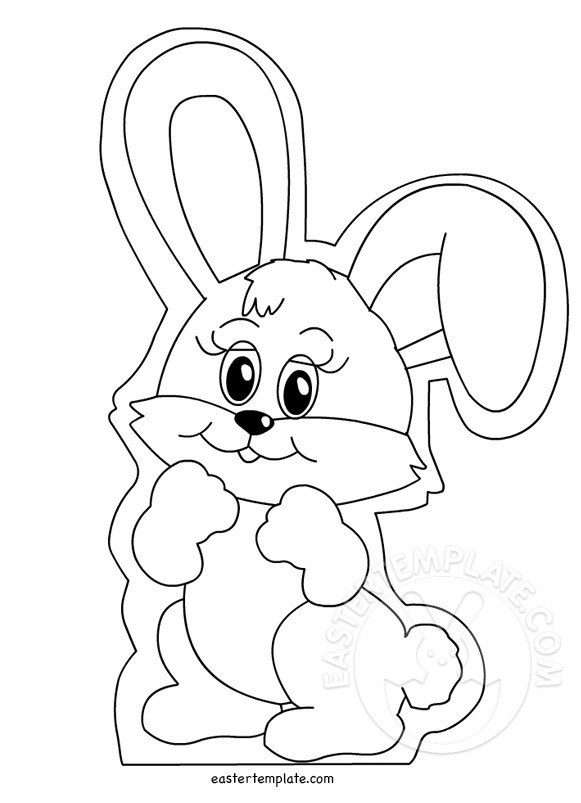 easter bunny coloring pages crafts - photo #7