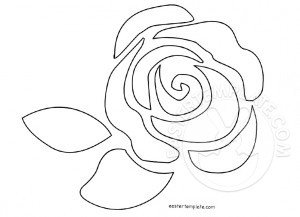 single rose pattern