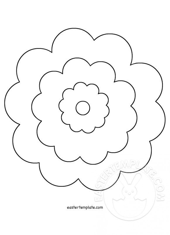 Flower Cut Outs Printable Easter Template Flower Cut Outs Printable Easter Template