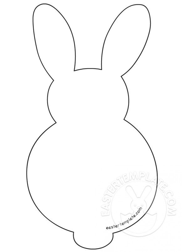 easter bunny template archivi  easter template