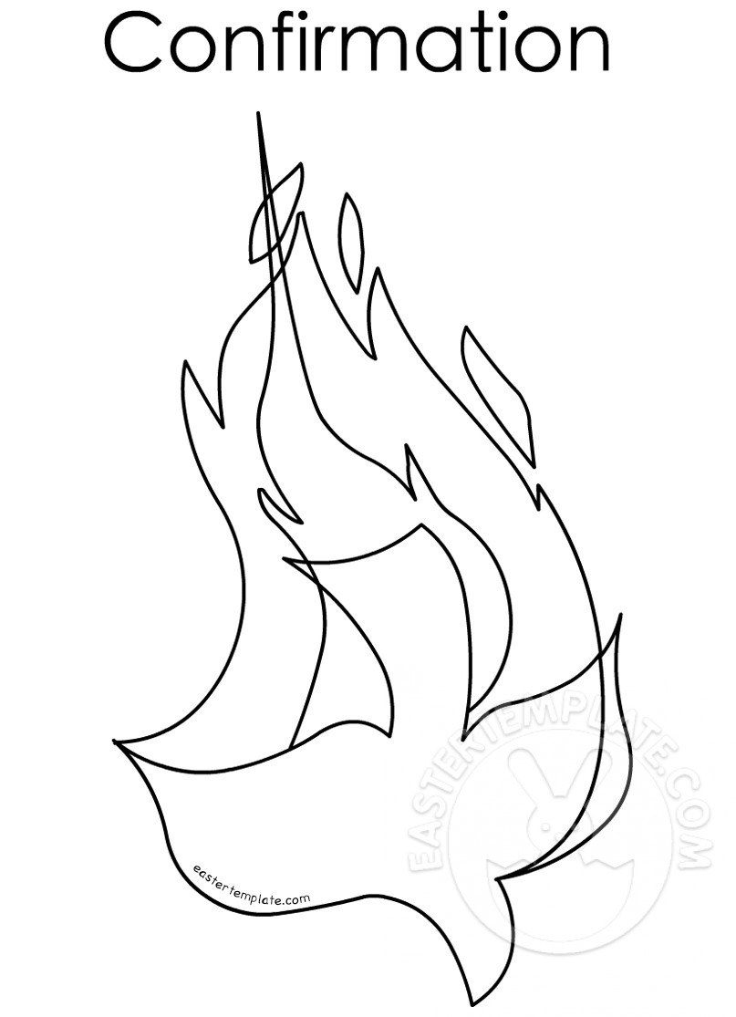 Sacrament Of Confirmation Holy Spirit Easter Template