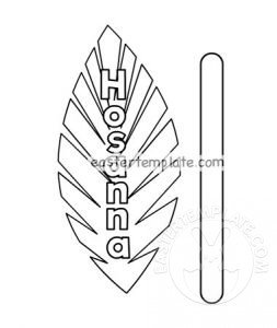 hosanna palm leaf craft