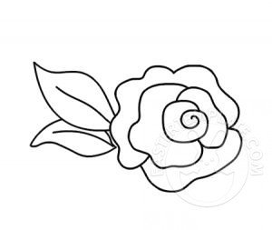 rose flower shape