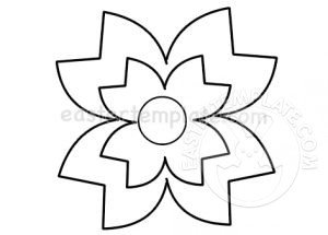 simple flower shape