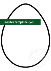 Easter egg shape