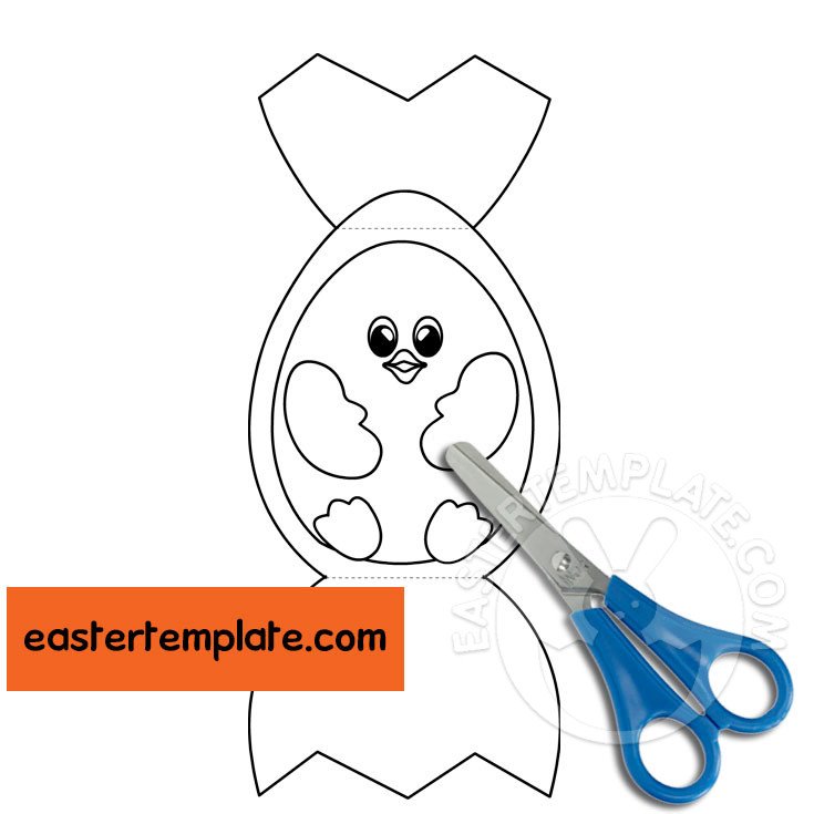 Surprise Easter Eggs Craft Easter Template