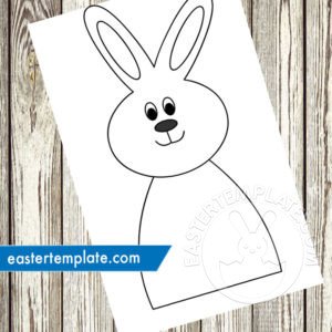 Easter Bunny Rabbit Shape