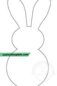 bunny tracing worksheet