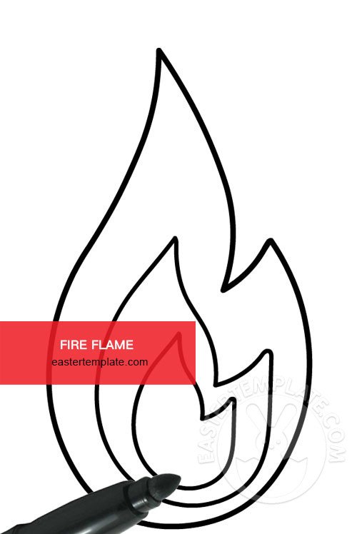 fire-flame-pattern-printable-easter-template