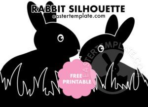 rabbit silhouette 1
