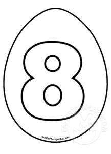 number 8 easter egg