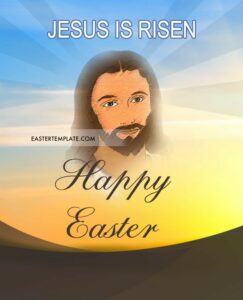 happy easter jesus is risen