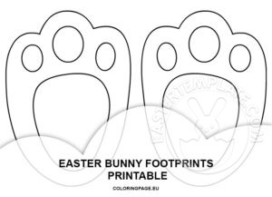 Easter Bunny Template - Easter Template