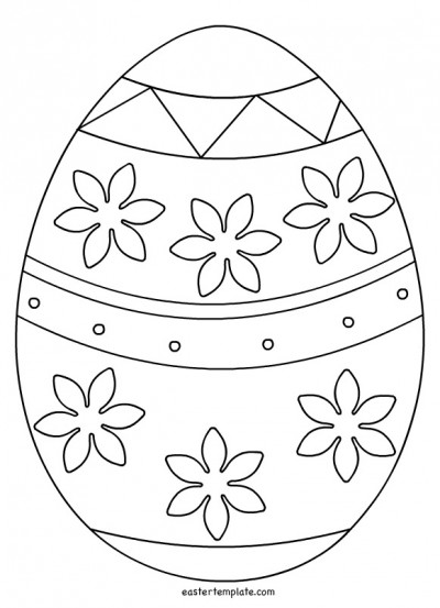 Printable Easter Egg Template - Easter Template