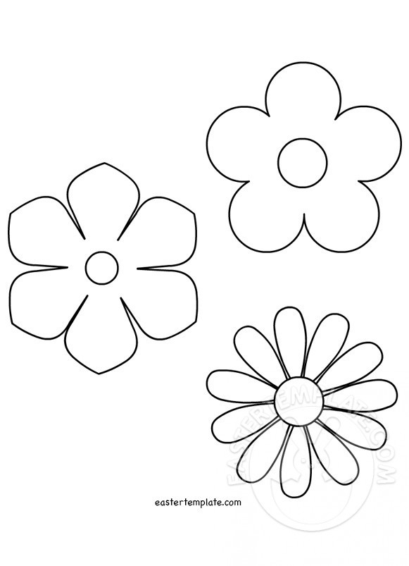 Free Printable Templates Of Spring Flowers And Easter