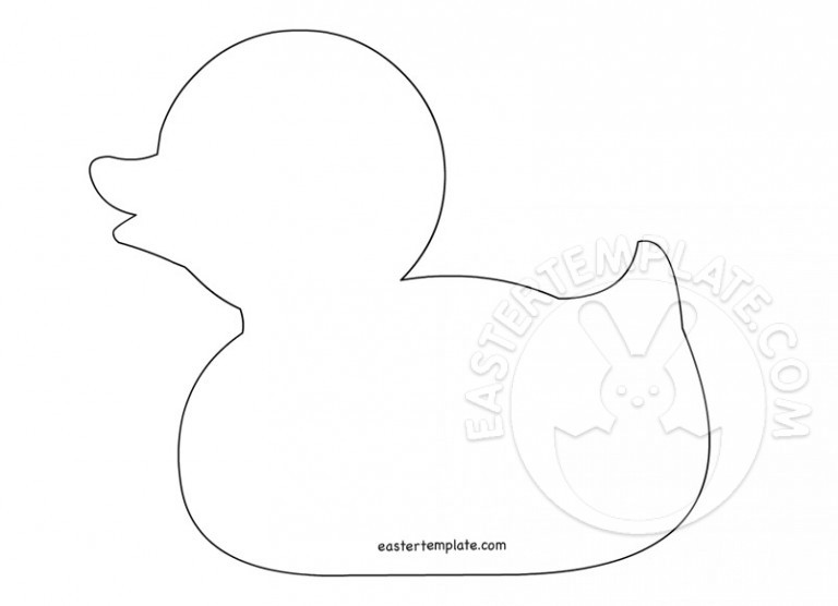 Duck Template - Animal Templates - Easter Template