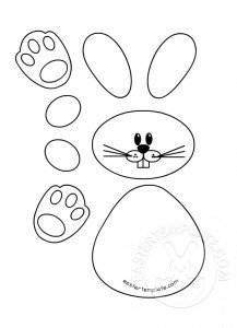 bunny printable template