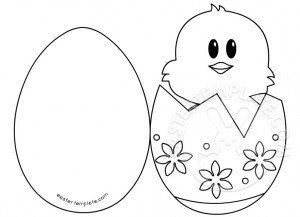 chick egg card template