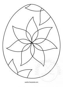 easter egg flower pattern