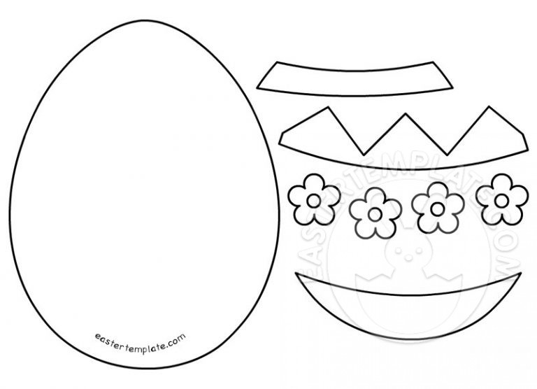 Felt Easter Egg Pattern - Easter Template