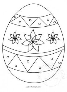 easteregg coloring page