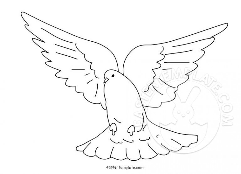 Dove template | Easter Template