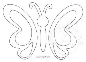 simple butterfly template