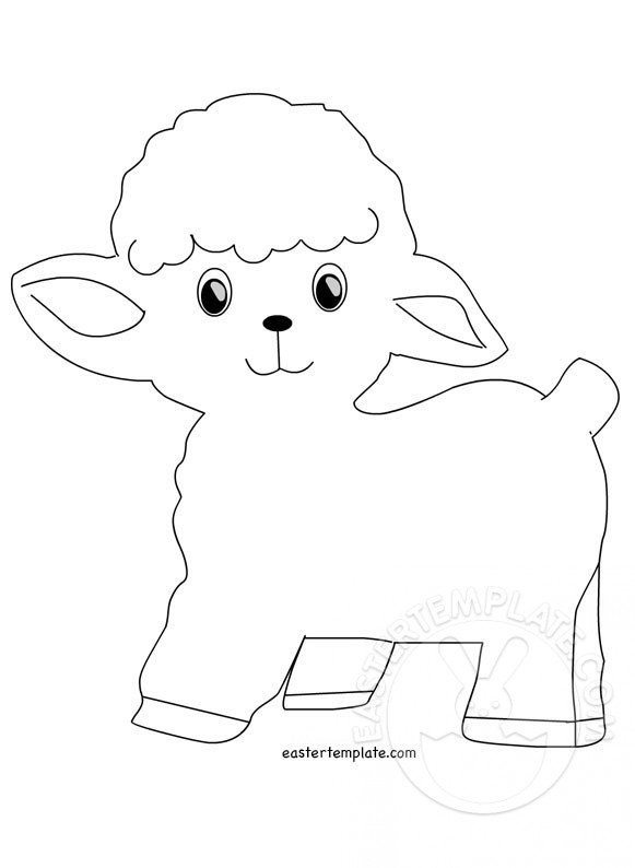 cute happy lamb2