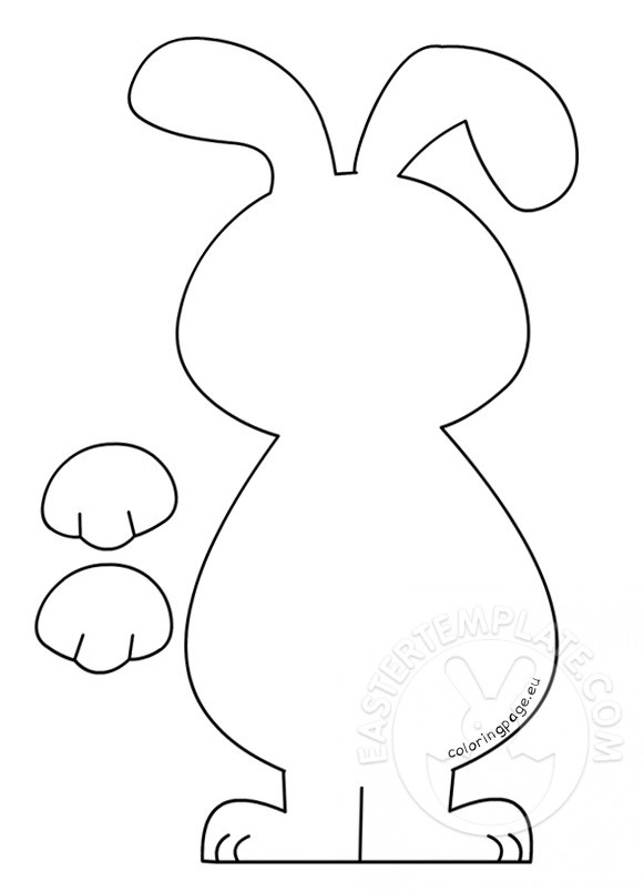 Animal templates printable Easter Bunny - Easter Template