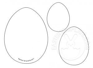simple easter egg templates