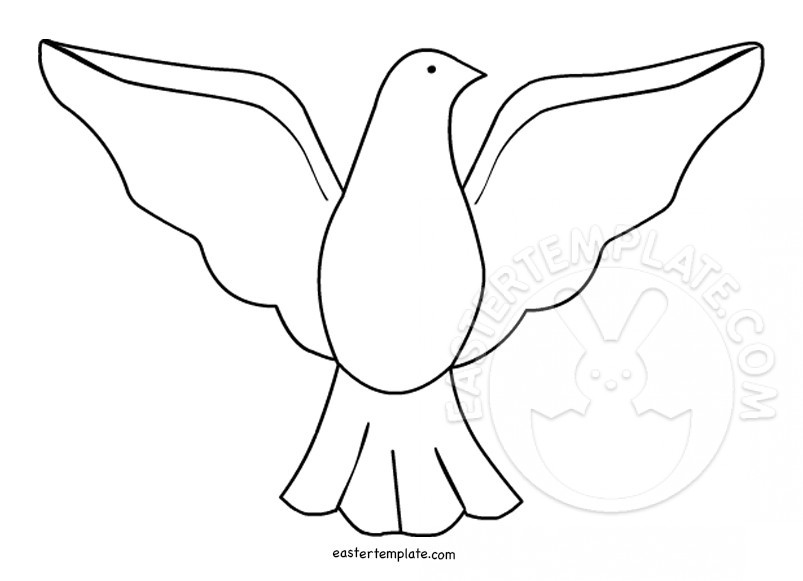 Dove Holy Spirit Template Easter Template