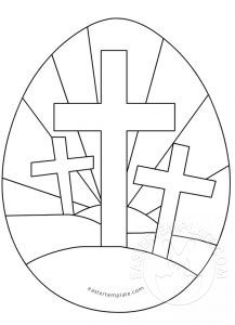 easter egg three crosses