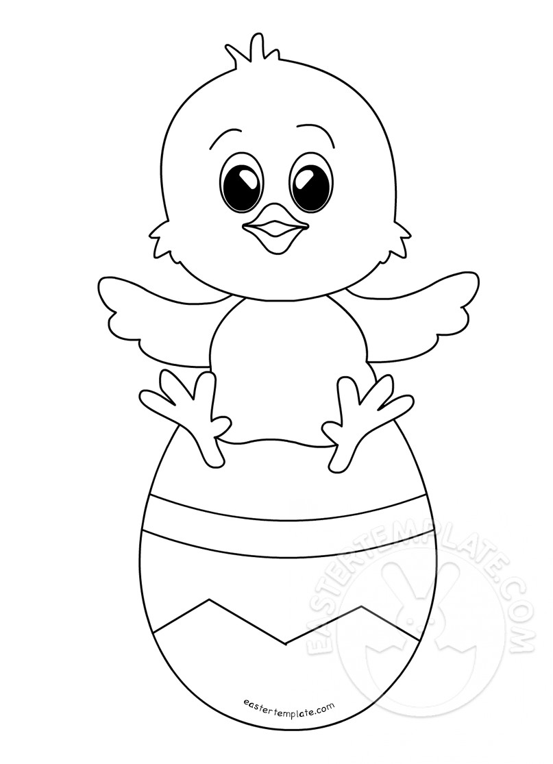 baby-chick-sitting-on-easter-egg-easter-template