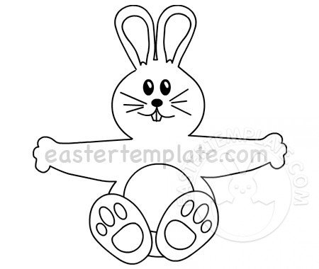 easter bunny egg holder