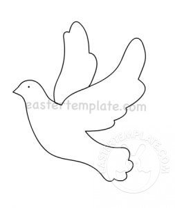 flying dove template