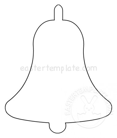 Bell shape - Easter Template