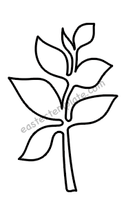 Free branch leaf template 1 branch leaf
