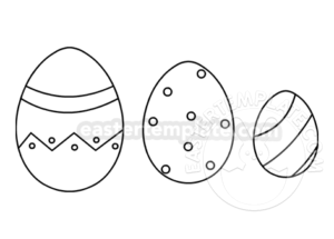 3 easter eggs