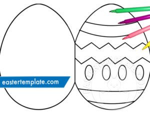 egg coloring card