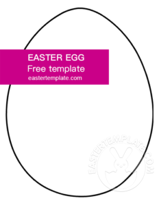 easter egg template 20