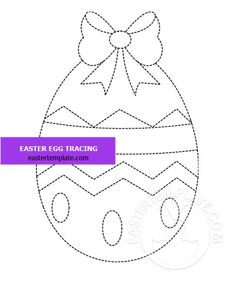 easter egg tracing