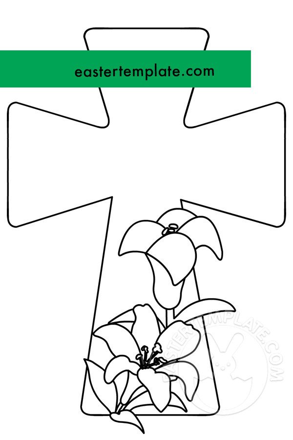 easter lily cross