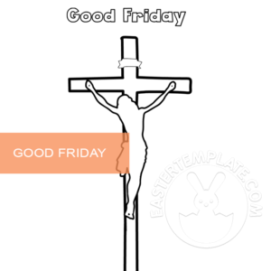 good friday coloring pages
