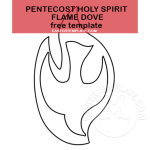 Pentecost Holy Spirit Flame Dove
