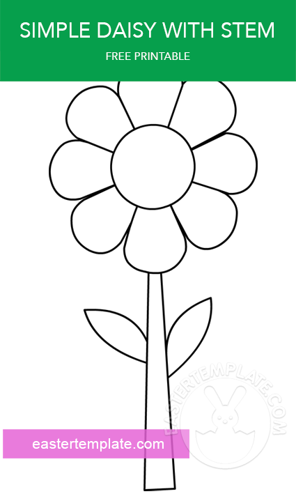 simple daisy stem