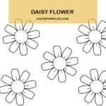 Daisy Templates coloring page - Easter Template